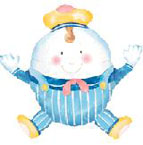 Huge Humpty Dumpty Shaped 28''